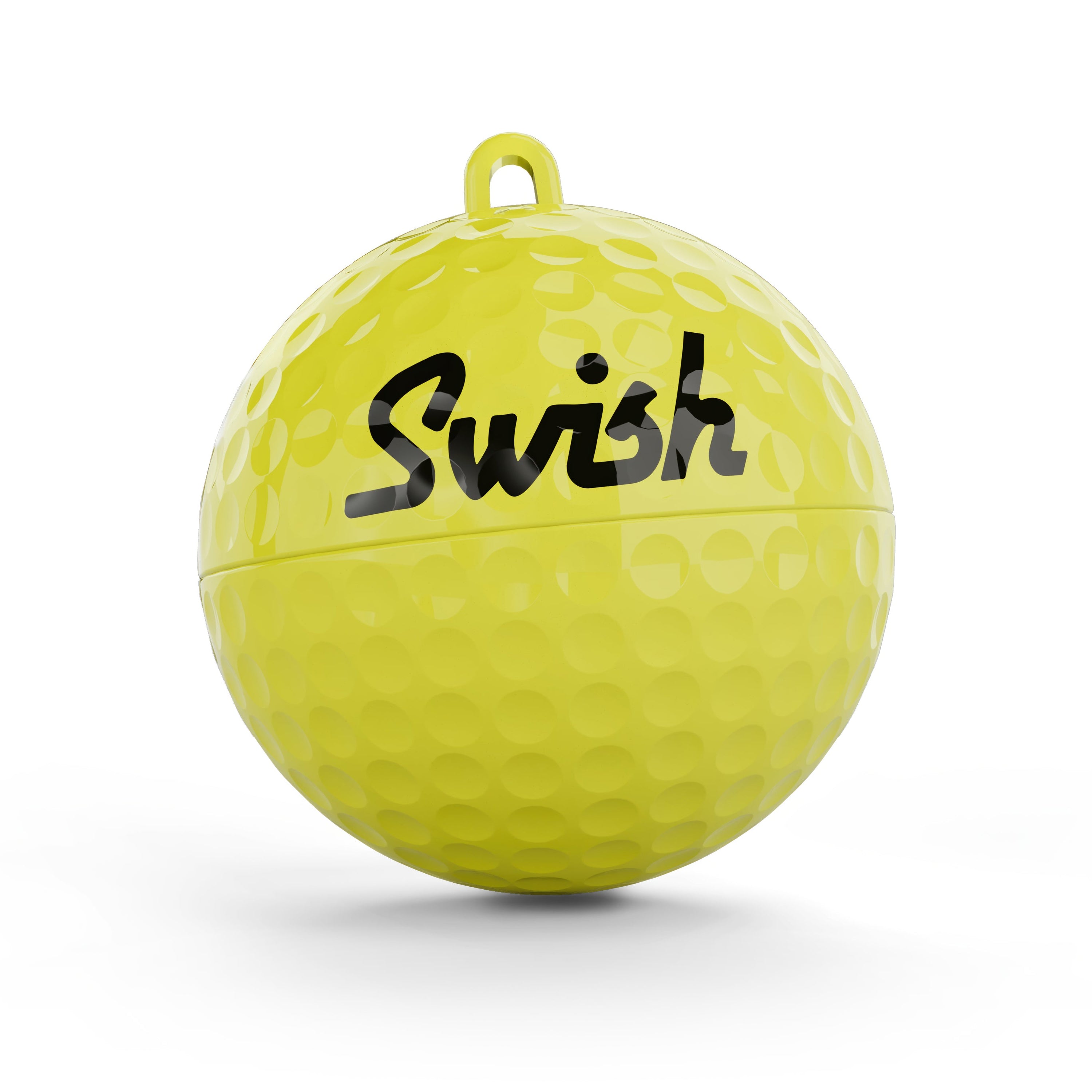 Swish 80mm portable golf ball cleaner - Yellow