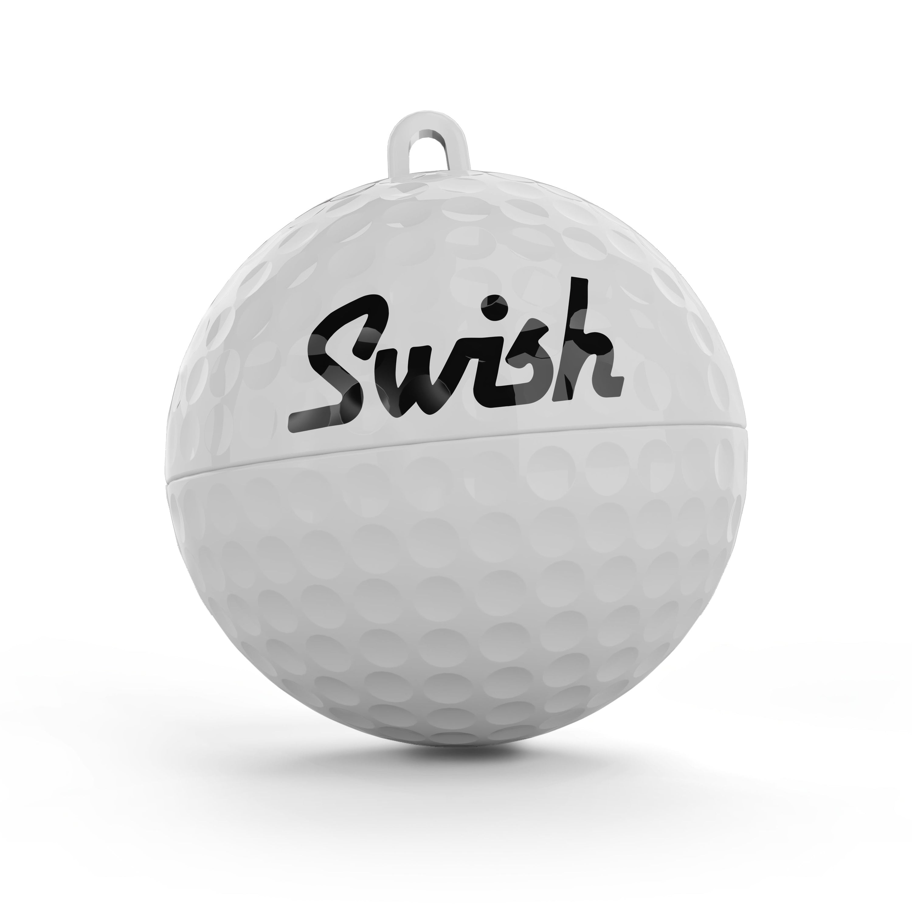 Swish 80mm portable golf ball cleaner - White