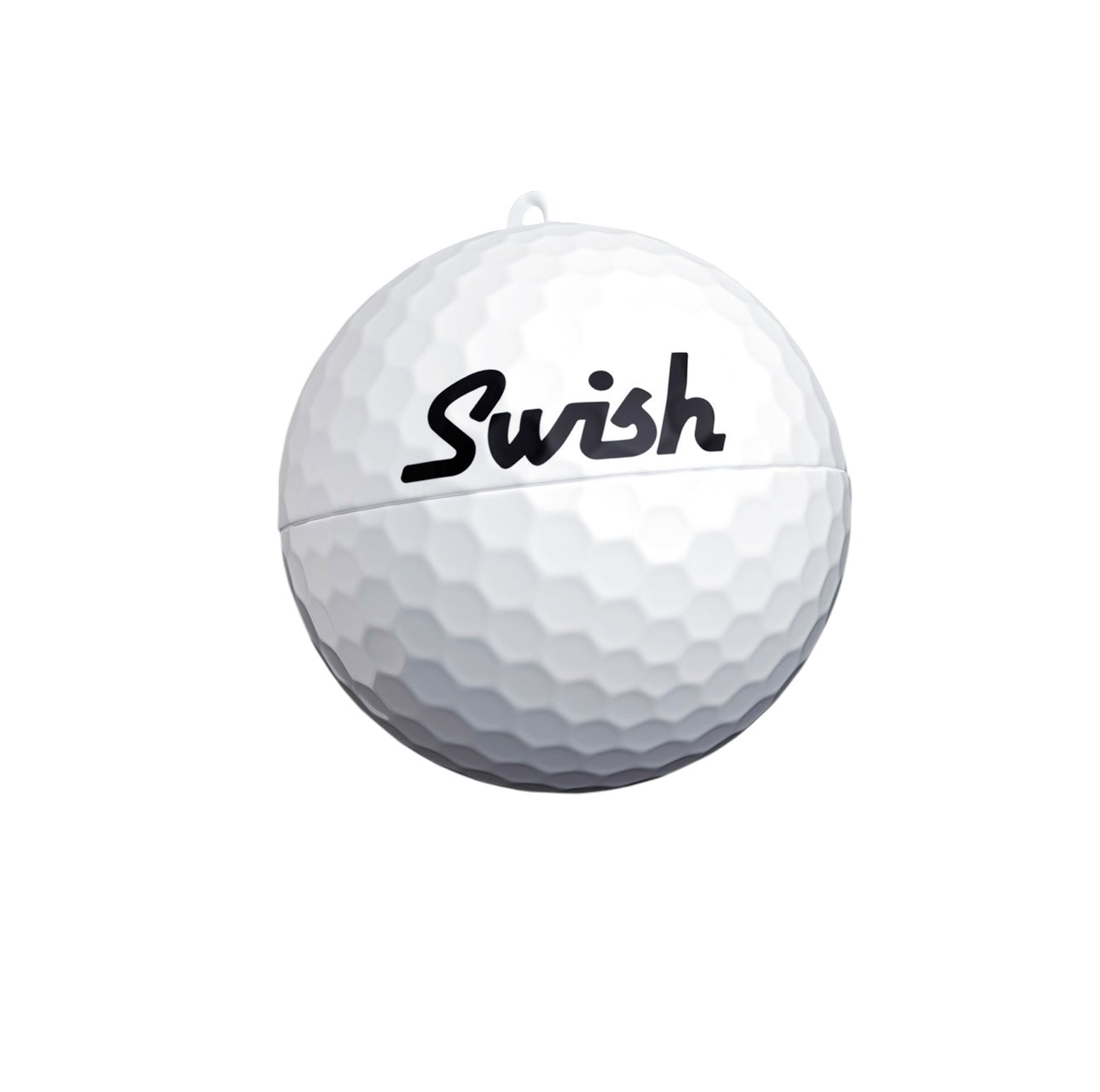 SWISH PREMIUM PORTABLE GOLF BALL CLEANER IN WHITE