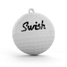 Swish 80mm portable golf ball cleaner - White