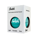 Swish Portable Golf Ball Cleaner Teal boxed